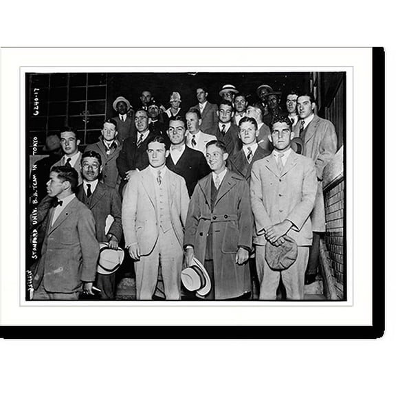 Historic Print, Stanford Univ. B.B. Team in Tokyo, 18" x 24"
