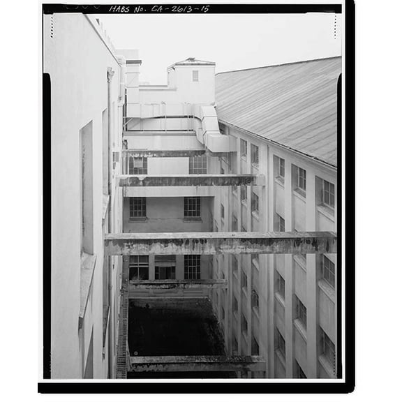 Historic Print, Stanford University Library, Stanford University, Palo Alto, Santa Clara County, CA - 15, 18" x 24"