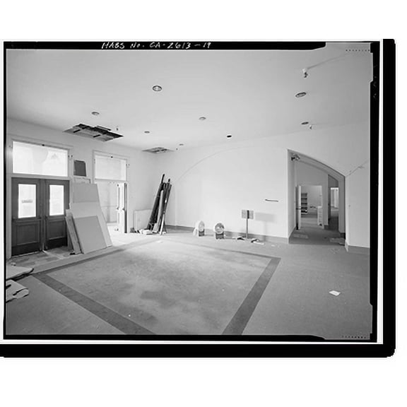 Historic Print, Stanford University Library, Stanford University, Palo Alto, Santa Clara County, CA - 19, 18" x 24"