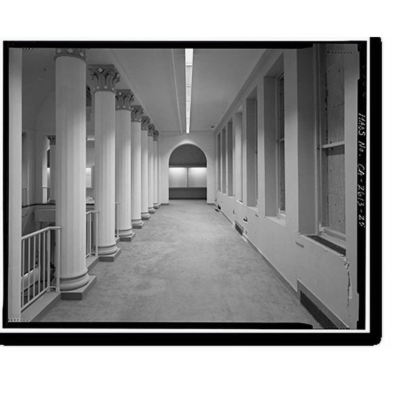 Historic Print, Stanford University Library, Stanford University, Palo Alto, Santa Clara County, CA - 25, 18" x 24"