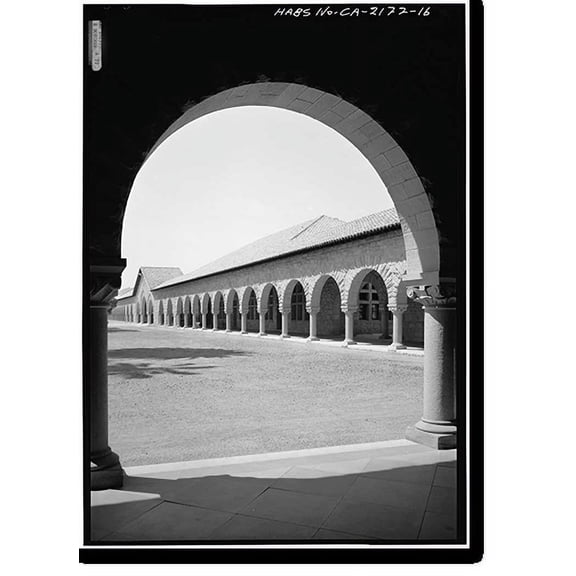 Historic Print, Stanford University Quadrangle, Stanford University Campus, Stanford, Santa Clara County, CA - 16, 16" x 20"