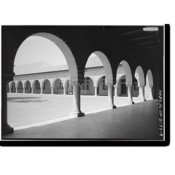 Historic Print, Stanford University Quadrangle, Stanford University Campus, Stanford, Santa Clara County, CA - 9, 18" x 24"