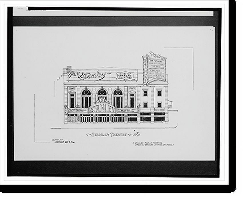 Historic Print, [Stanley Theatre, Journal Square, Jersey City, New