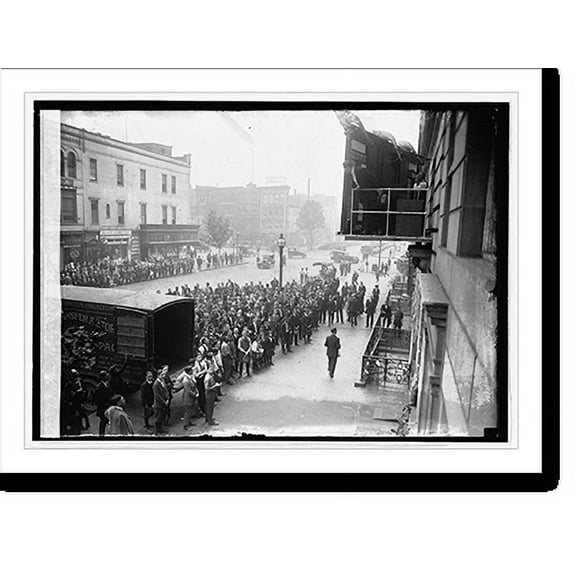 Historic Print, Star score board crowd, 16" x 20"