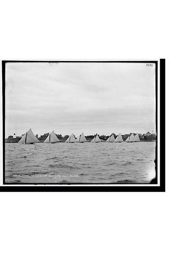 Historic Print, Start, twenty-one footers - 3, 18" x 24"