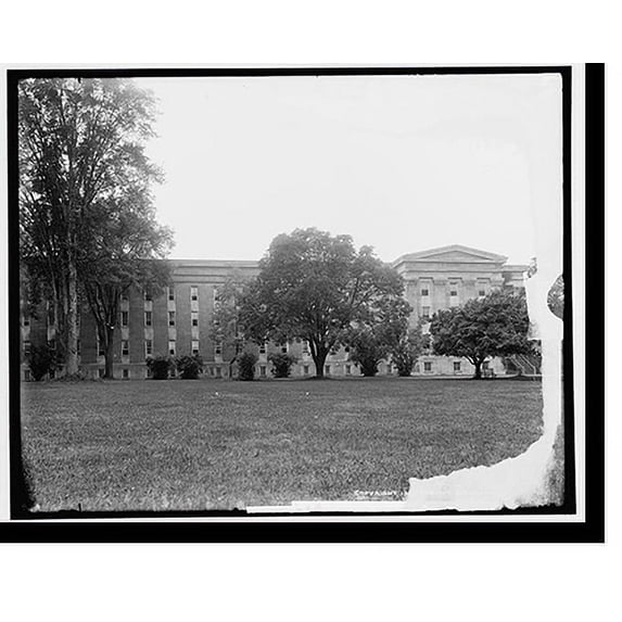 Historic Print, State Hospital, Utica, N.Y., 18" x 24"