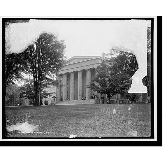 Historic Print, State Hospital, Utica, N.Y. - 2, 18" x 24"
