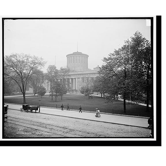 Historic Print, State House, Columbus, O[hio], 18" x 24"