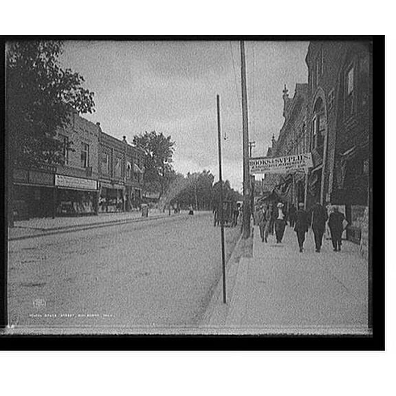 Historic Print, State Street, Ann Arbor, Mich., 16" x 20"