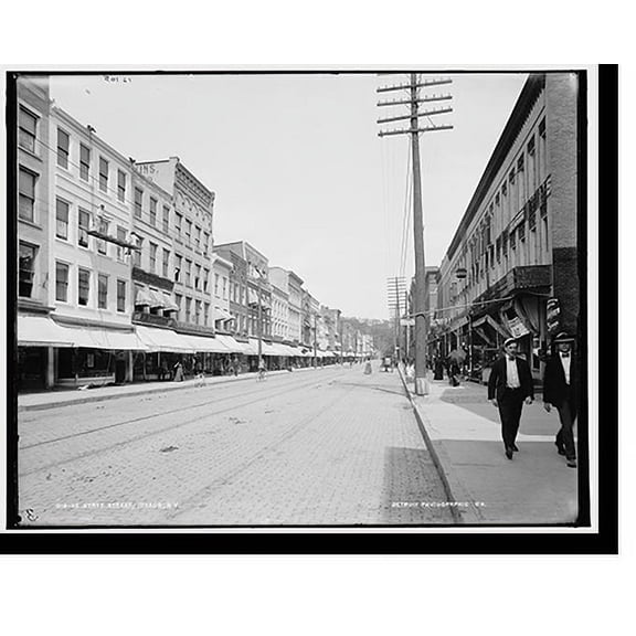 Historic Print, State Street, Ithaca, N.Y. - 2, 18" x 24"