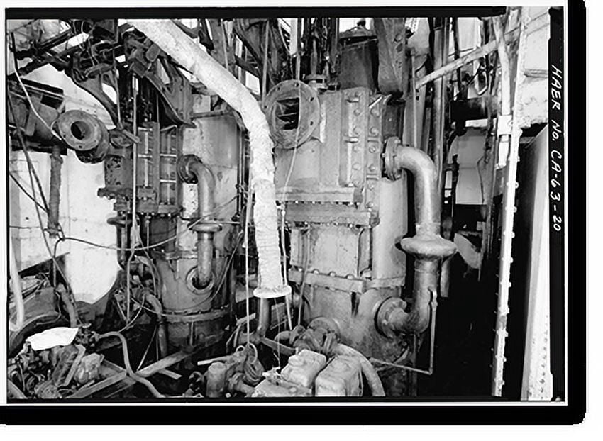 Historic Print, Steam Tug EPPLETON HALL, Hyde Street Pier, San ...