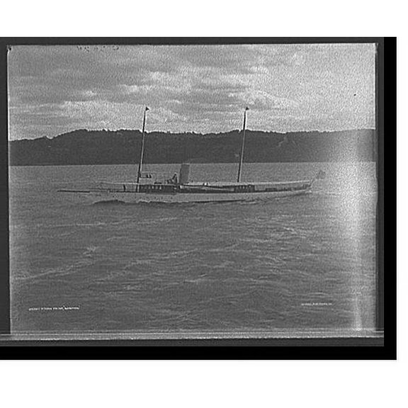 Historic Print, Steam yacht Norman, 18" x 24"
