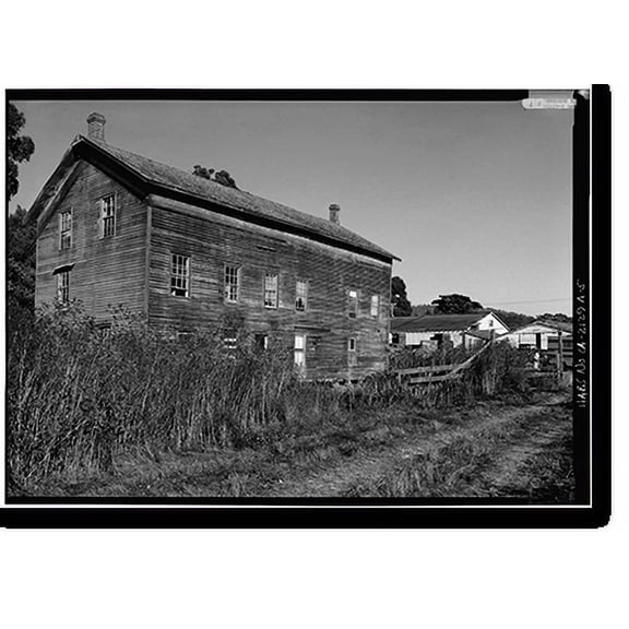 Historic Print, Steele Brothers Dairies, Cascade Ranch Dairy Building, Pescadero vicinity, San Mateo County, CA - 5, 18" x 24"