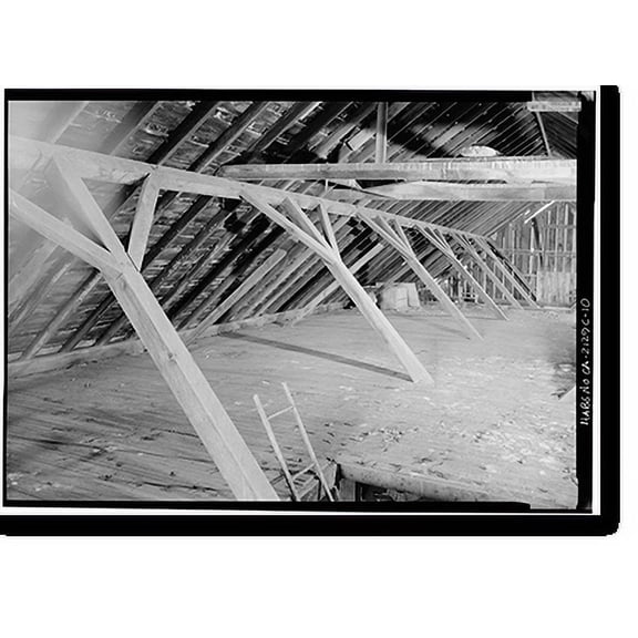 Historic Print, Steele Brothers Dairies, Cloverdale Ranch Barn, Pescadero vicinity, San Mateo County, CA - 10, 18" x 24"