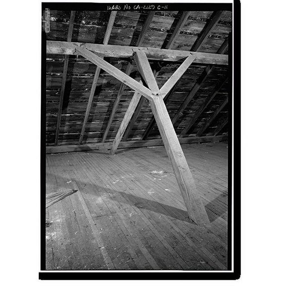 Historic Print, Steele Brothers Dairies, Cloverdale Ranch Barn, Pescadero vicinity, San Mateo County, CA - 11, 18" x 24"
