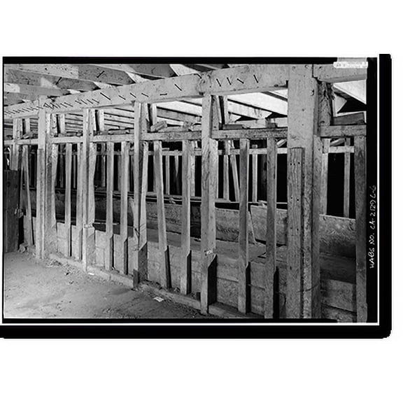 Historic Print, Steele Brothers Dairies, Cloverdale Ranch Barn, Pescadero vicinity, San Mateo County, CA - 6, 18" x 24"