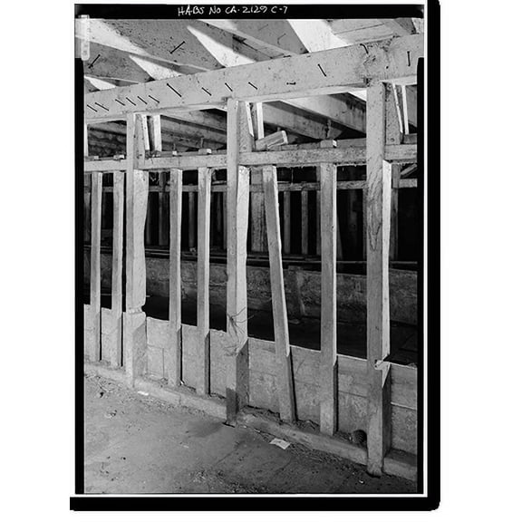 Historic Print, Steele Brothers Dairies, Cloverdale Ranch Barn, Pescadero vicinity, San Mateo County, CA - 7, 18" x 24"
