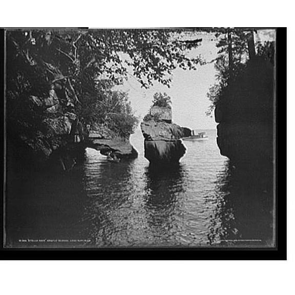 Historic Print, Stella Cove", Apostle Islands, Lake Superior", 18" x 24"
