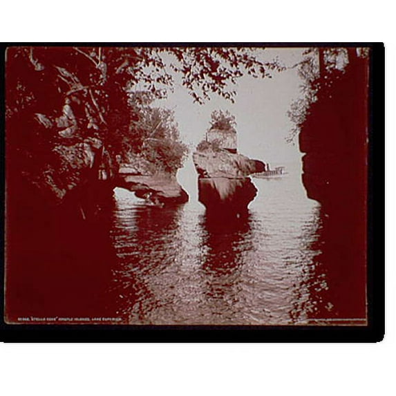 Historic Print, Stella Cove" Apostle Islands Lake Superior" - 2, 18" x 24"