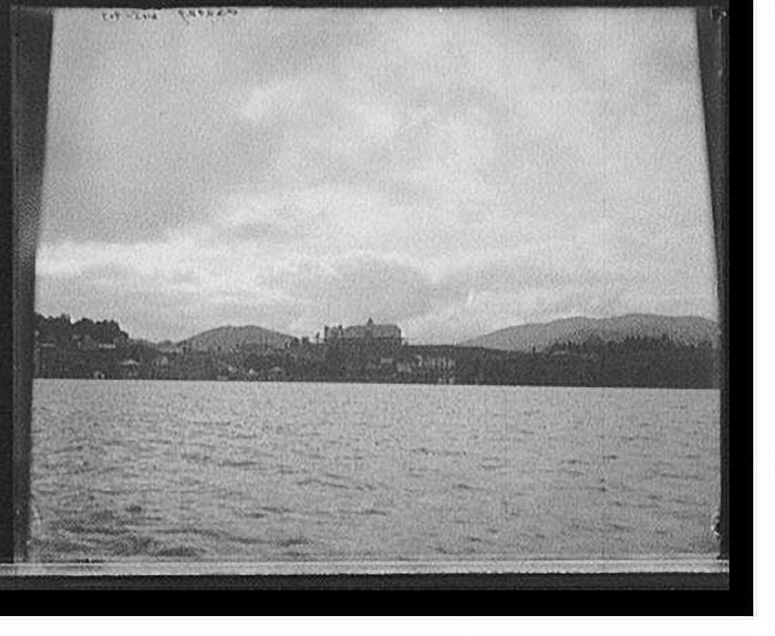 Historic Print, [Stevens House from Mirror Lake, Adirondacks, N.Y.], 16