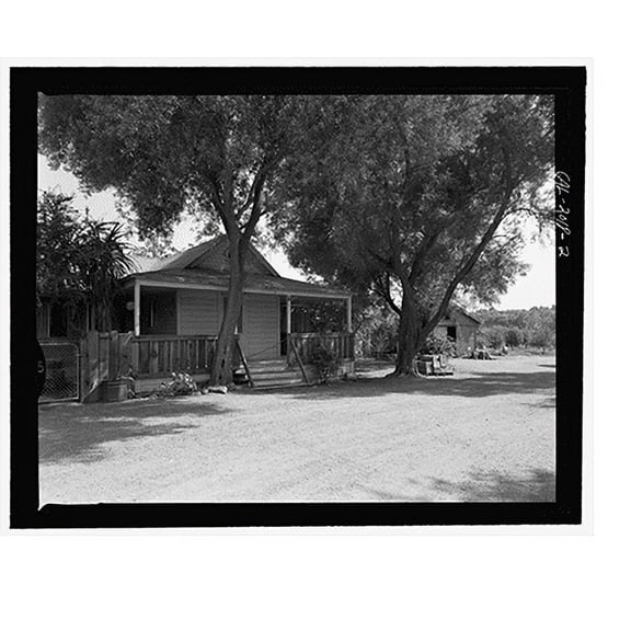 Historic Print, Stevens Ranch Complex, State Route 101, Coyote vicinity, Santa Clara County, CA, 18" x 24"
