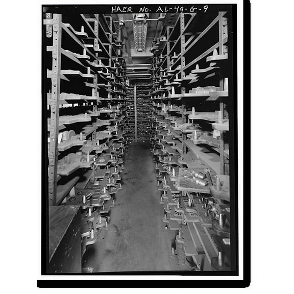 Historic Print, Stockham Pipe & Fittings Company, Brass Foundry, 4000 Tenth Avenue North, Birmingham, Jefferson County, AL - 9, 18" x 24"