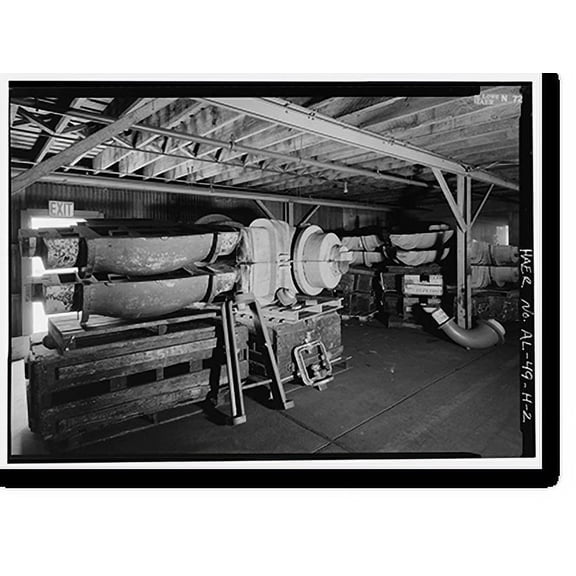 Historic Print, Stockham Pipe & Fittings Company, Pattern Storage, 4000 Tenth Avenue North, Birmingham, Jefferson County, AL - 2, 16" x 20"