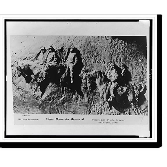 Historic Print, Stone Mountain memorial, 16" x 20"