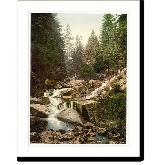 Historic Print, Stony Brook Wernigerode Hartz Germany, 18" x 24"