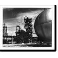 thumbnail image 1 of Historic Print, [Storage tank and refining equipment at the Imperial Oil Refinery, Sarina, Ontario, Canada, Aug. 1945], 18" x 24", 1 of 3