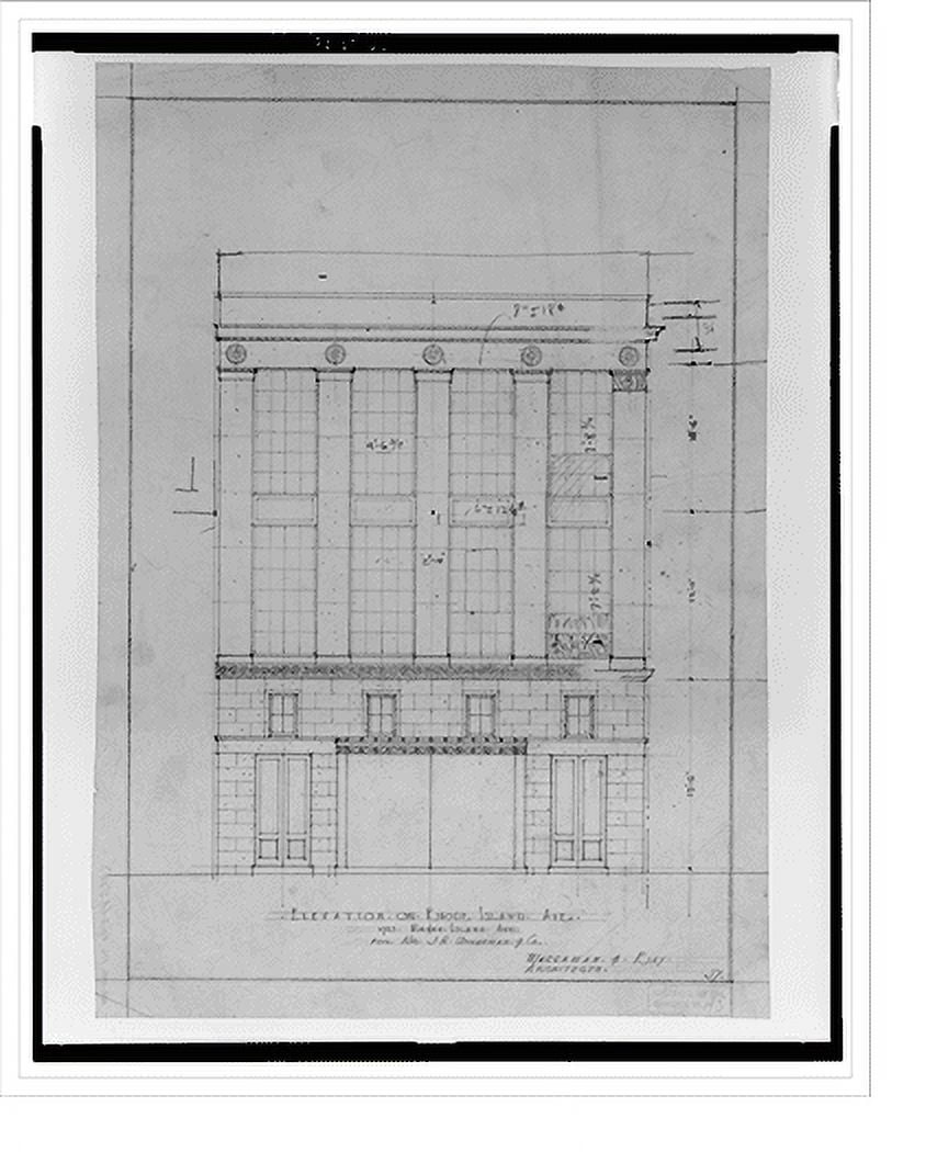 Historic Print, [Store building (Wurdeman Building") for J.H. Wurdeman