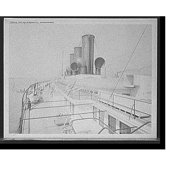 Historic Print, Str. City of Detroit III, hurricane deck, 18" x 24"