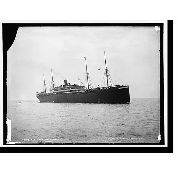 Historic Print, Str. Graf Waldersee, 16" x 20"