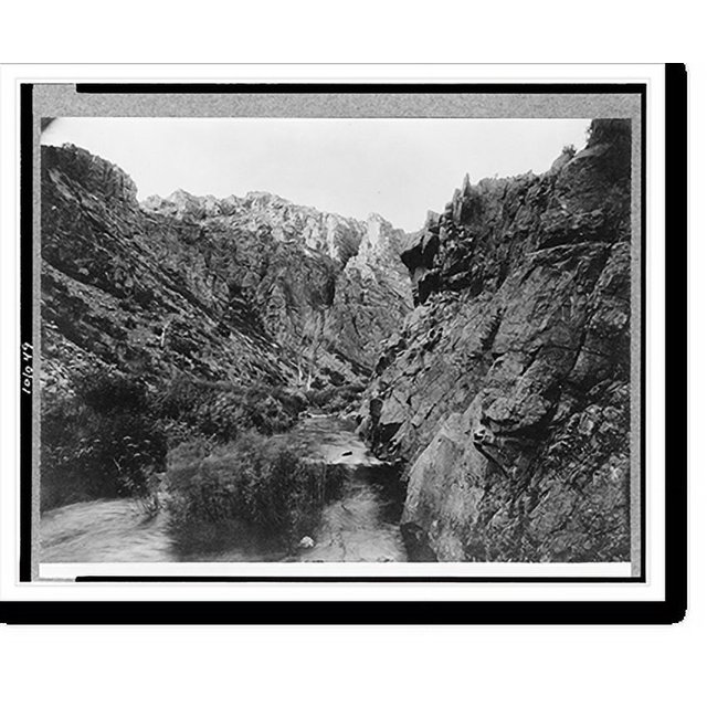 Historic Print, [Stream in canyon in Estes National Park, Colorado], 16