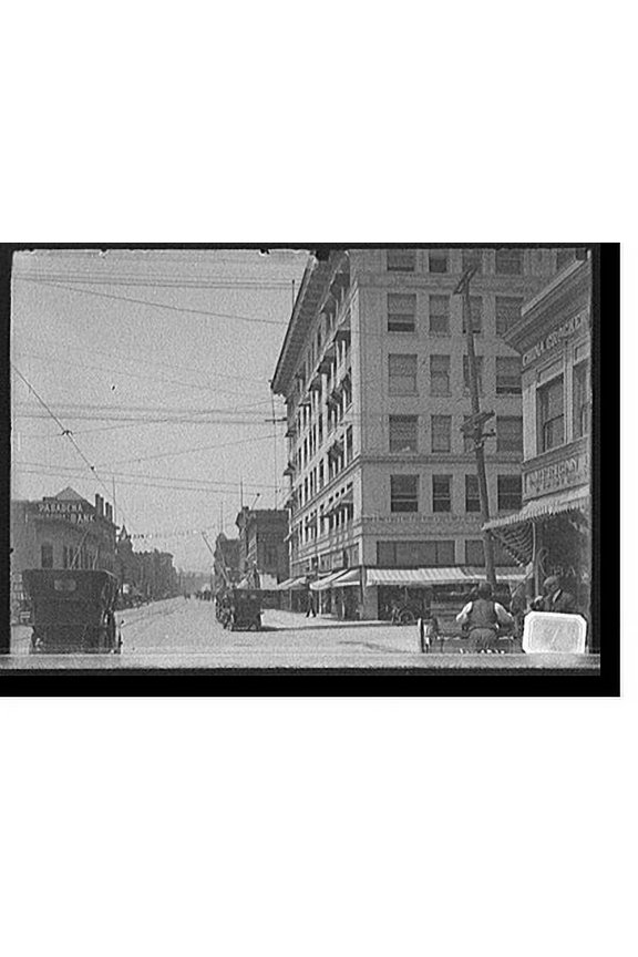 Historic Print, [Street in Pasadena, Calif.], 18" x 24"