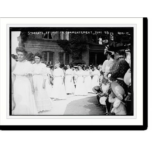 Historic Print, Students at Vassar Commencements, June '08, 18" x 24"