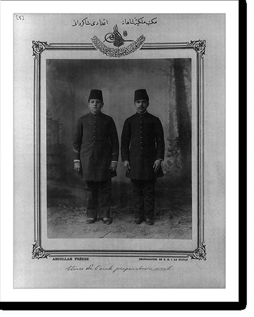 Historic Print, [Students, imperial high school].Abdullah Frères