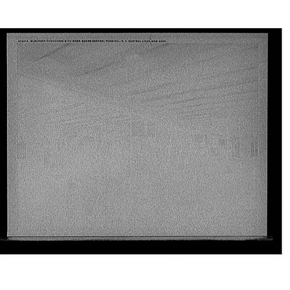 Historic Print, Suburban concourse with ramp, Grand Central Terminal, N.Y. Central Lines, New York, 18" x 24"