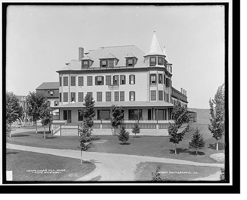 Historic Print, Sugar Hill House, White Mountains, 16" x 20"