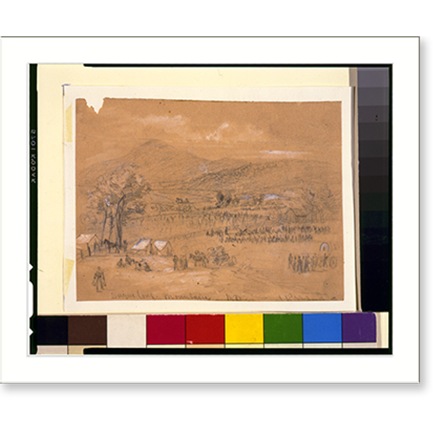 Historic Print, Sugarloaf Mountain, MD., 16" x 20"