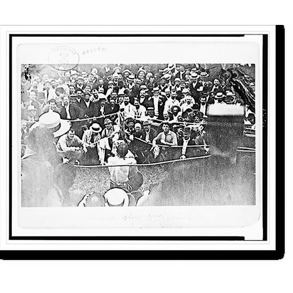 Historic Print, [Sullivan-Kilrain boxing match, Richburg, Miss.], 18" x 24"