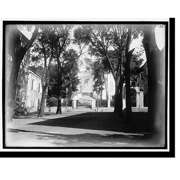 Historic Print, Sunlight and shadow, St. Thomas, W.I., 18" x 24"