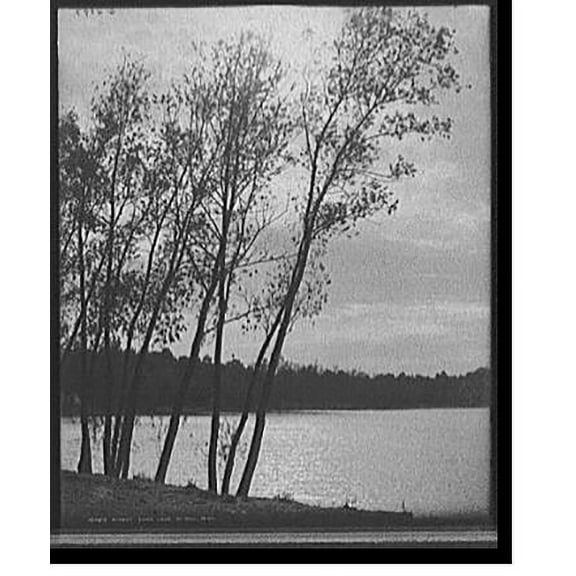 Historic Print, Sunset, Como Lake [i.e. Lake Como], St. Paul, Minn., 18" x 24"