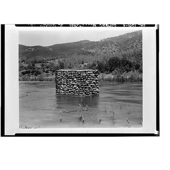 Historic Print, Sutter's Mill, American River (submerged), Coloma vicinity, El Dorado County, CA - 5, 16" x 20"