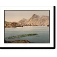 thumbnail image 1 of Historic Print, Svolvaer with Hotel Lofoten Lofoten Norway, 18" x 24", 1 of 3