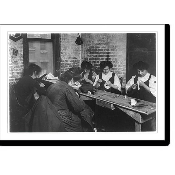 Historic Print, Sweatshop of Mr. Goldstein 30 Suffolk St. Witness Mrs. L. Hosford. Location: New York, New York (State), 18" x 24"