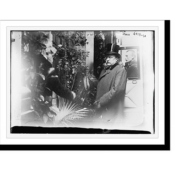 Historic Print, T.R. in City Hall, Paris, 18" x 24"