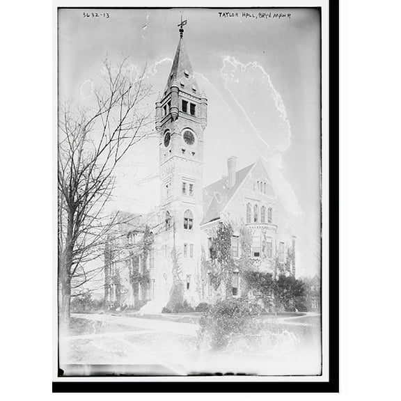 Historic Print, Taylor Hall, Bryn Mawr, 18" x 24"
