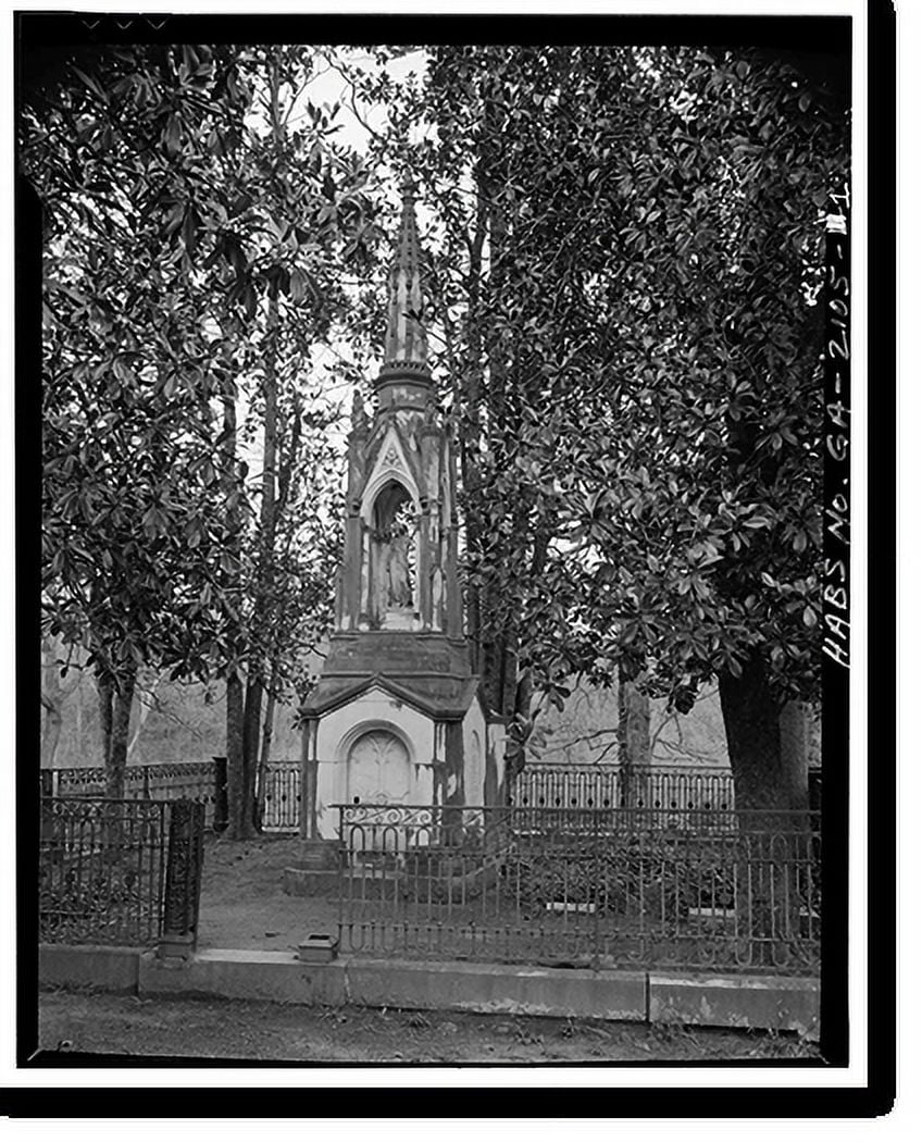 Historic Print, Taylor Monument, Oconee Hills Cemetery, Athens, Clarke County, GA, 16" x 20