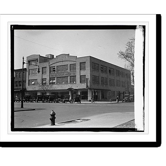 Historic Print, Taylor Motor Co. exterior, 16" x 20"
